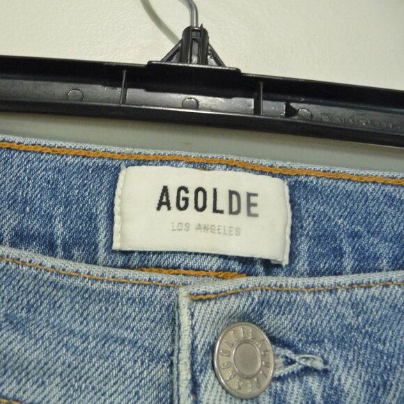 AGOLDE Toni Mid Rise Straight Jeans SIZE 28 - Picture 2 of 8